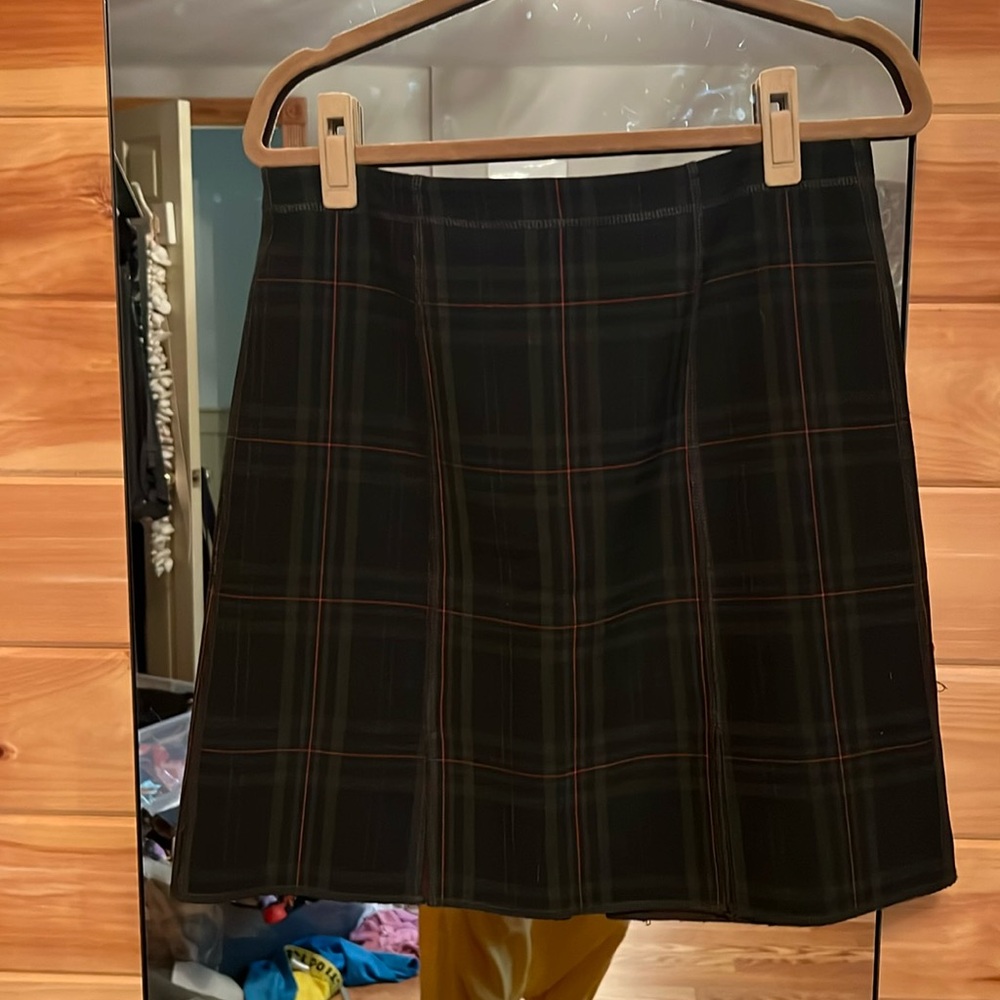 Worth plaid skirt.